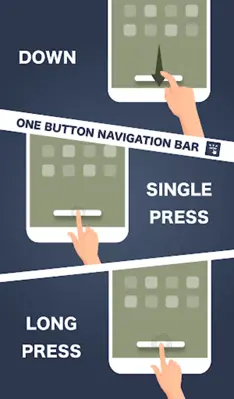 One Button Navigation Bar android App screenshot 4